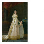 Portrait of Marie-Julie Clary Queen of Naples with her daughter Zenaide Bonaparte 1807 by Robert Lefevre