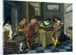 The Game of Backgammon by Dirck Hals