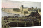 View of the Pont-Neuf and the River Seine looking downstream by Flemish School