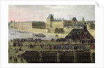 View of the Pont-Neuf and the River Seine looking downstream by Flemish School