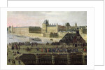 View of the Pont-Neuf and the River Seine looking downstream by Flemish School