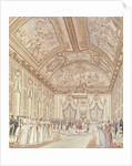 The Civil Ceremony of the Marriage of Napoleon Bonaparte and Marie-Louise in the Great Hall of the Chateau de Saint-Cloud, 1st April 1810 by C. and Fontaine P. Percier