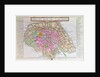 Map of Paris, June 1800 by French School