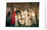 The Arrival of Marie-Louise de Habsbourg-Lorraine in the Gallery of the Chateau de Compiegne, 28th March 1810 by Pauline Auzou
