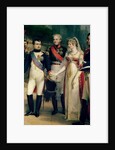 Napoleon Bonaparte Receiving Queen Louisa of Prussia at Tilsit, 6th July 1807, 1837 by Nicolas Louis Francois Gosse
