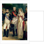 Napoleon Bonaparte Receiving Queen Louisa of Prussia at Tilsit, 6th July 1807, 1837 by Nicolas Louis Francois Gosse