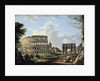 The Colosseum and the Arch of Constantine by Giovanni Paolo Pannini or Panini