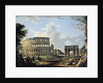The Colosseum and the Arch of Constantine by Giovanni Paolo Pannini or Panini