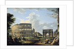 The Colosseum and the Arch of Constantine by Giovanni Paolo Pannini or Panini