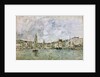 The Port at Honfleur, 1896 by Eugene Louis Boudin