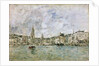The Port at Honfleur, 1896 by Eugene Louis Boudin