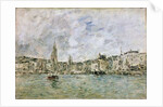 The Port at Honfleur, 1896 by Eugene Louis Boudin