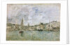 The Port at Honfleur, 1896 by Eugene Louis Boudin