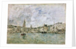 The Port at Honfleur, 1896 by Eugene Louis Boudin