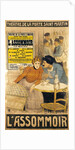 Poster advertising 'L'Assommoir' by M.M.W. Busnach and O. Gastineau at the Porte Saint-Martin Theatre, 1900 by Theophile Alexandre Steinlen