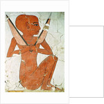 Guardian at fifth gate of Osiris' kingdom Henty-reki by Egyptian 19th Dynasty