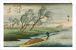 Full Moon at Seba by Ando or Utagawa Hiroshige