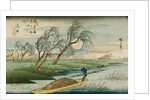 Full Moon at Seba by Ando or Utagawa Hiroshige