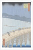 Sudden Shower on Ohashi Bridge at Ataka by Utagawa Hiroshige
