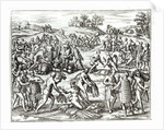 Indian Market at Cartagena, Colombia by Theodor de Bry