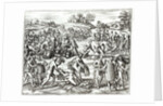 Indian Market at Cartagena, Colombia by Theodor de Bry