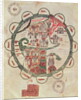 Ms 782 f.374v World map with Jerusalem in the centre by French School