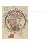 Ms 782 f.374v World map with Jerusalem in the centre by French School