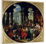 Feast under an Ionic Portico, c.1720-25 by Giovanni Paolo Pannini or Panini