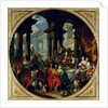 Feast under an Ionic Portico, c.1720-25 by Giovanni Paolo Pannini or Panini