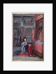Frontispiece of the 'Hours of Louis XIV' depicting Louis XIV at Prayer by French School