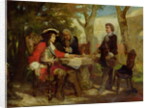 Meeting between Jean Cavalier and Claude Louis Hector Duke of Villars by Jules Salles-Wagner