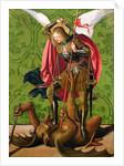 St. Michael Killing the Dragon, 16th century by Josse Lieferinxe