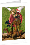 St. Michael Killing the Dragon, 16th century by Josse Lieferinxe