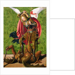 St. Michael Killing the Dragon, 16th century by Josse Lieferinxe