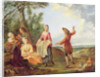 The Rustic Dance by Francois Louis Joseph Watteau