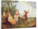 The Rustic Dance by Francois Louis Joseph Watteau