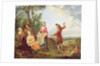 The Rustic Dance by Francois Louis Joseph Watteau