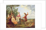 The Rustic Dance by Francois Louis Joseph Watteau