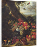 Fruit and Animals by Abraham Brueghel