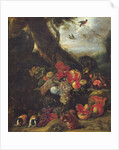 Fruit and Animals by Abraham Brueghel