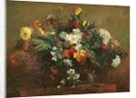 Flowers by Ferdinand Victor Eugene Delacroix