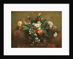 Flowers by Ferdinand Victor Eugene Delacroix