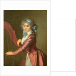 Portrait of a Young Harpist by Adele Romany