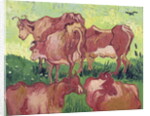 Cows, 1890 by Vincent van Gogh
