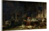 Interior of an Alchemist's Study by Louis Eugene Gabriel Isabey