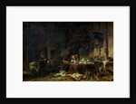 Interior of an Alchemist's Study by Louis Eugene Gabriel Isabey