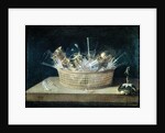 Still Life with a Basket of Glasses, 1644 by Sebastian Stoskopff