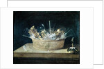 Still Life with a Basket of Glasses, 1644 by Sebastian Stoskopff