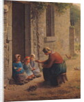Feeding the Young, 1850 by Jean-Francois Millet