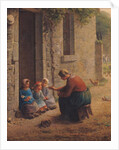 Feeding the Young, 1850 by Jean-Francois Millet